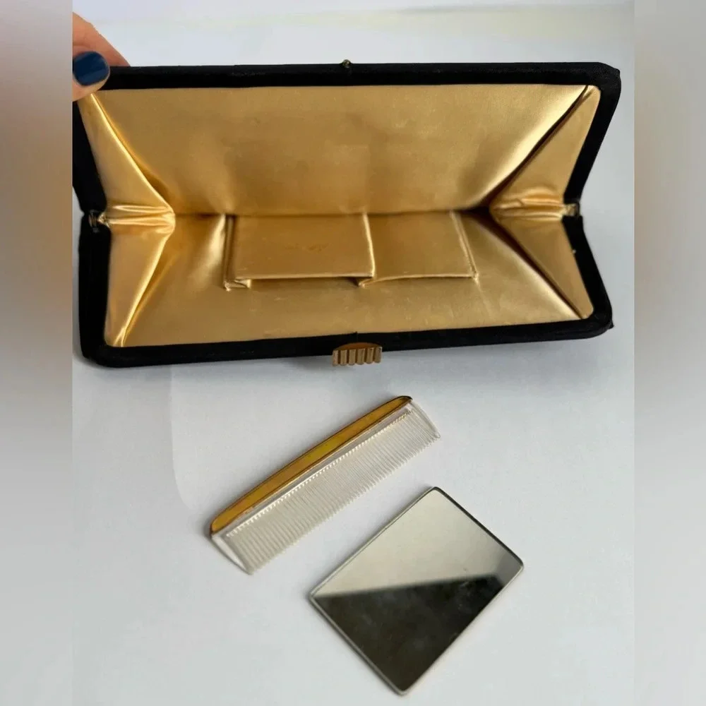 Vintage PARAY navy  Evening Bag Clutch...